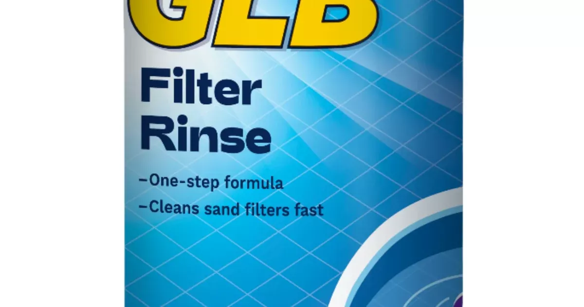 GLB Filter Rinse 32oz – Sand Filter Backwash Enhancer for All Sanitizer Systems