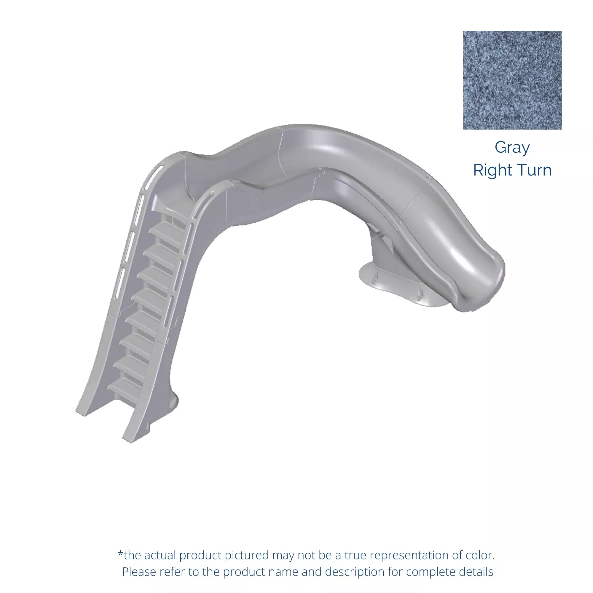 Global Sidewinder Slide Right Turn Gray