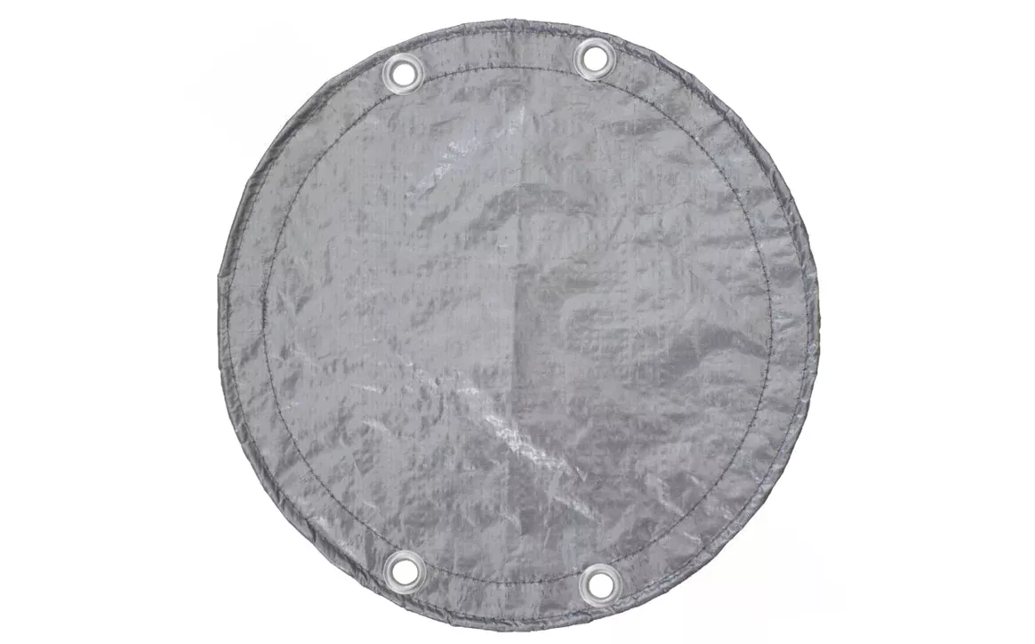 GPC Winter Covers 12′ x 21′ Silver/Black Oval Solid Winter Pool Cover for Above Ground Pool