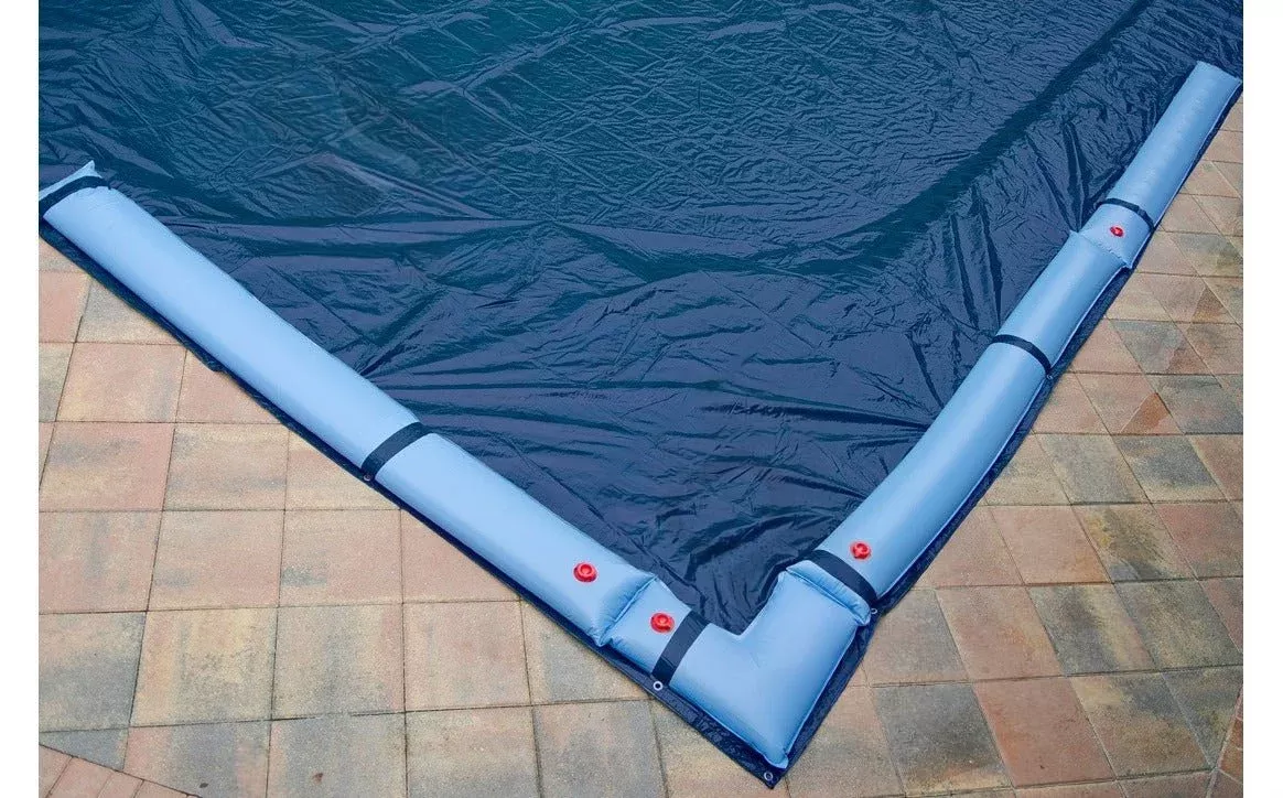 GPC Winter Covers 20′ x 40′ Blue/Black Rectangle Solid Winter Pool Cover for Above Ground Pool 772545IGBLB