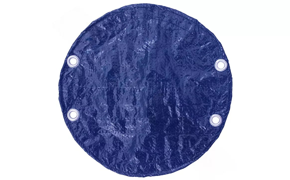 GPC Winter Covers 28′ Blue/Black Round Solid Royal Winter Pool Cover for 24′ Above Ground Pool