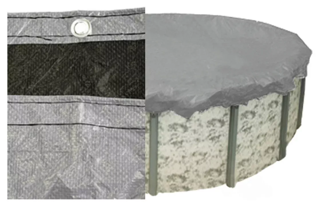GPC Winter Covers 28′ Round Silver Pro Winter Cover 121232A