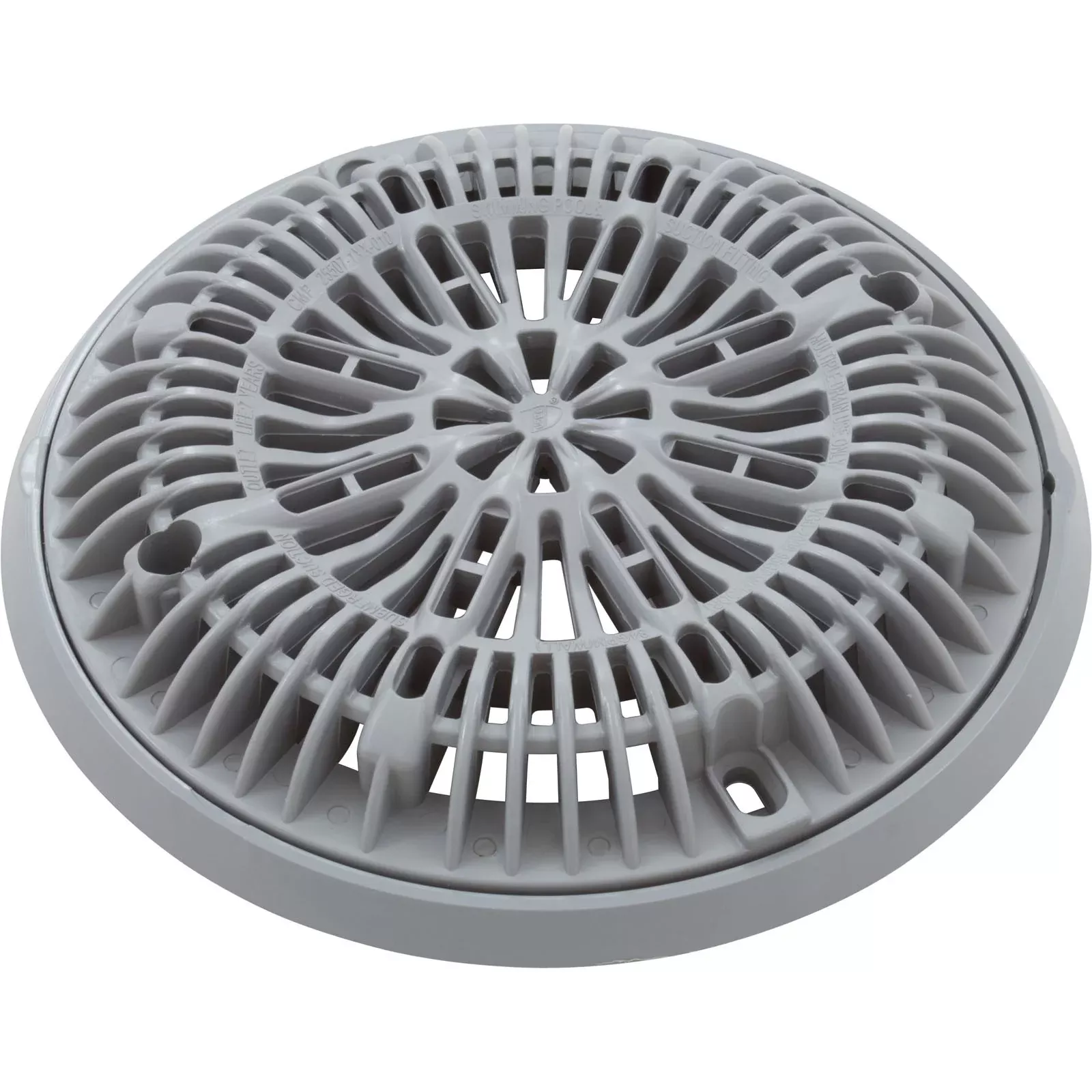 Gunite Main Drain Frame, Galaxy Lid (Av), Gray- 25531-001-000