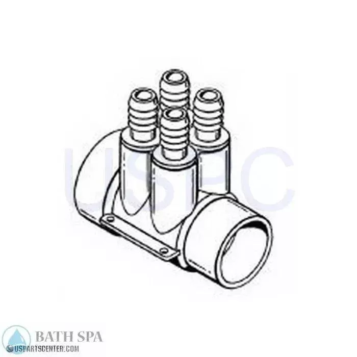 HAI Water Manifold – 2″ x 1-1/2″ x (4) 3/4″B