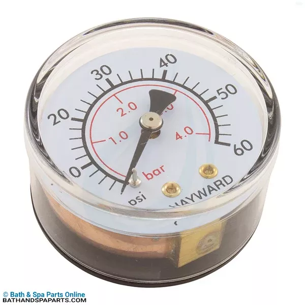 Hayward 1/4″ MPT Back Mount Pressure Gauge (Boxed) (ECX2709A1)