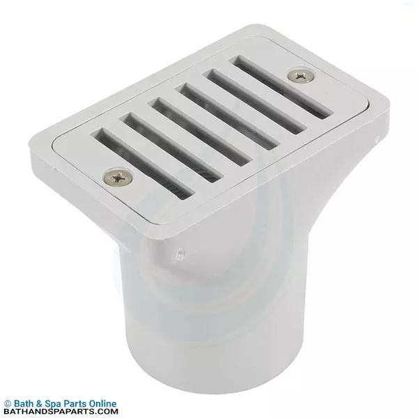 Hayward 2″ x 4″ Rectangle White Gutter Drain (SP1019)