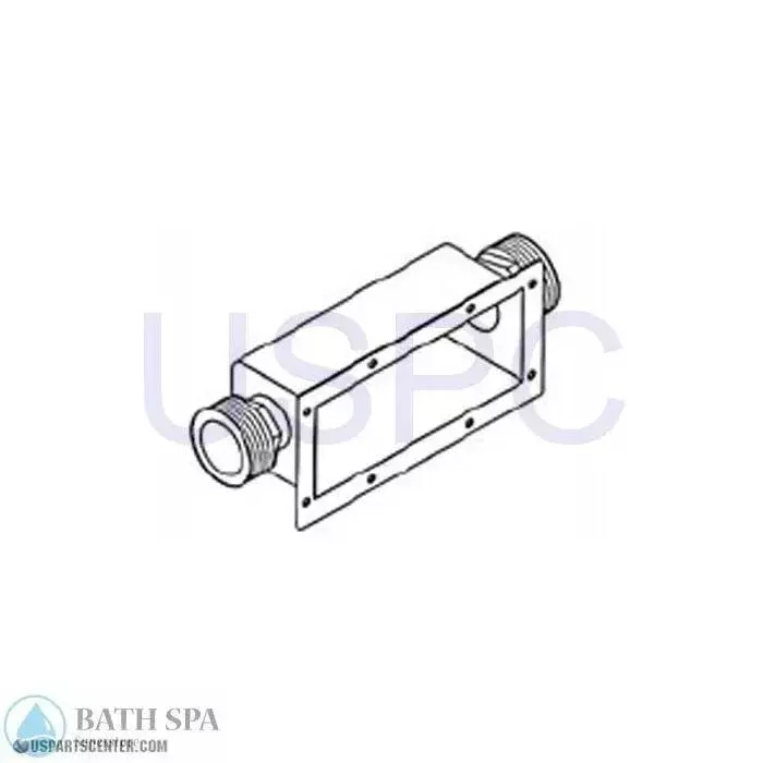 Heater Hydro-Quip AP1 Heater Housing. Stainless Steel Manifold Unions (Not Included. See #48-0003)