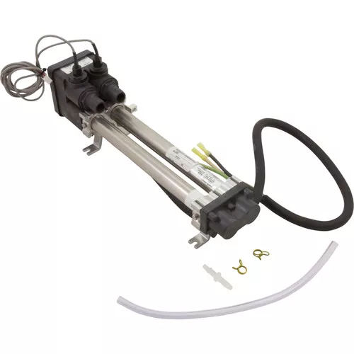 Heater, LowFlow, HydroQuip, 230v, 1.5kW, Auto Reset : 26-C3182-1S