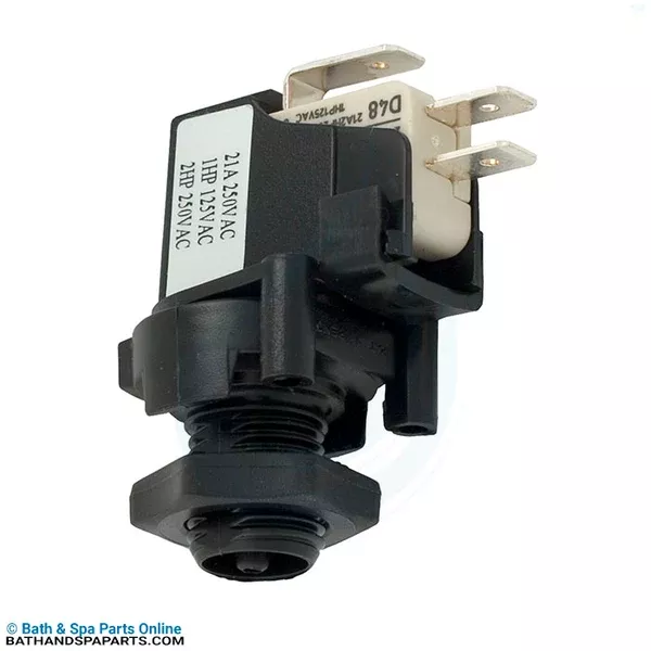 Herga Latch SPDT Air Switch [20A] [Thd] (6871-AEO-U126)