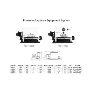 Hydro-Quip Baptismal Equipment System BES-6005