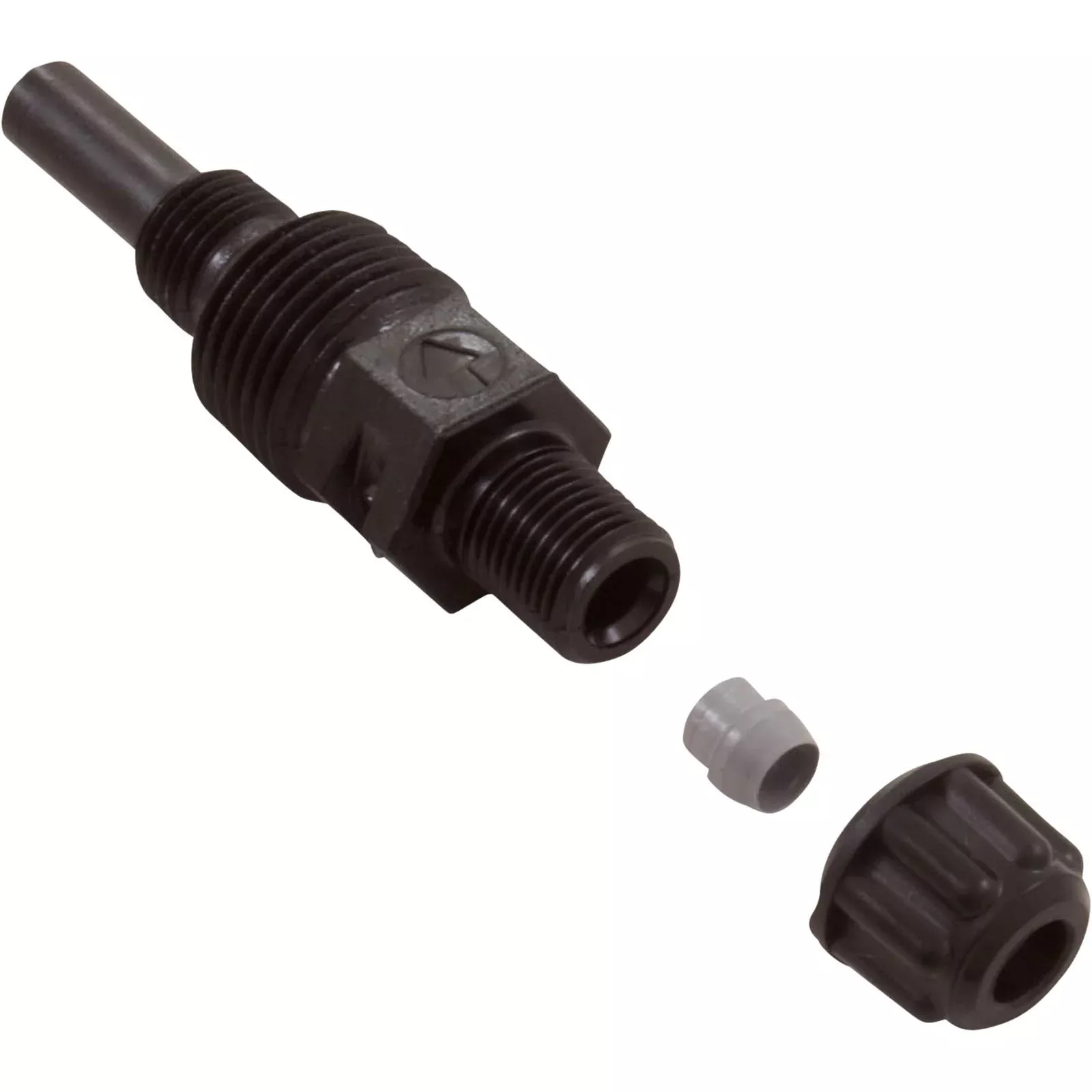 Injection Fitting Cmplt, Stenner, 1/4", PVC- UCAK300