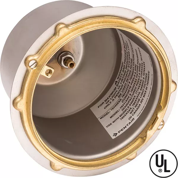 IntelliBrite 5G White LED Spa Light Niche – 0.75 inch rear hub for concrete