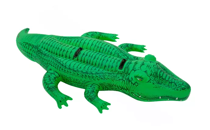 Intex Giant Gator Ride-On Pool Float 80″ x 45″ Deflated 58562EP