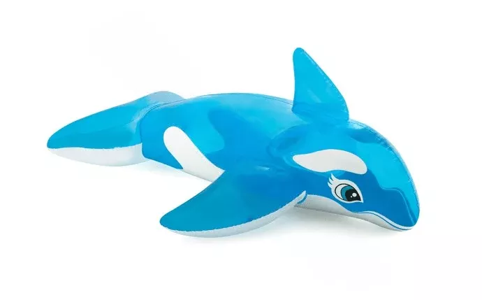 Intex Lil’ Whale Ride-On Pool Float 60″ x 45″ 58523EP