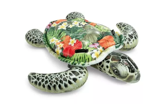 Intex Realistic Sea Turtle Ride-On Pool Float 75″ x 67″ 57555EP