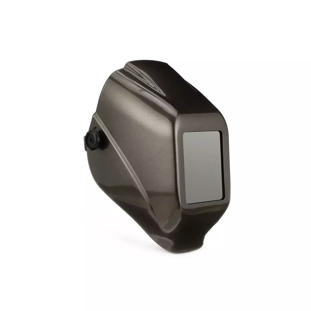 Jackson Safety HLX 100 Welding Hood – Fixed Front Welding Helmet – Shade 10, ANSI Z87.1 – Heavy Metal Gray