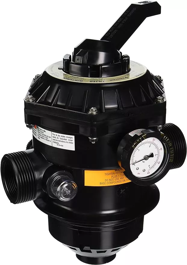 Jandy R0744600 1.5″ MPV Multi-Port Valve with Clamp Assembly for SFTM Sand Filter