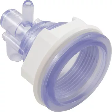 Jet Body, WW Poly Storm, a3/8"sb, w3/4"sb, Threaded, Clear