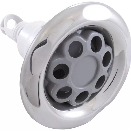 Jet Insert WW Power Storm 5 In Massage Scalloped SS-Gray Thd 229-5657S