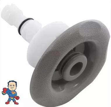 Jet Internal, Pentair, Cyclone Micro,3″ face diameter, Directional, 5 Scallop, Dark Gray, Icon Hot Tub Neck Jet
