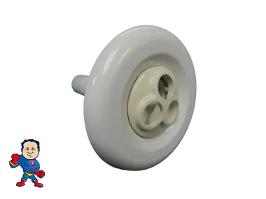 Jet Internal, Waterway, Mini Storm, 3″ face diameter, Massage 3 Hole, Smooth, White