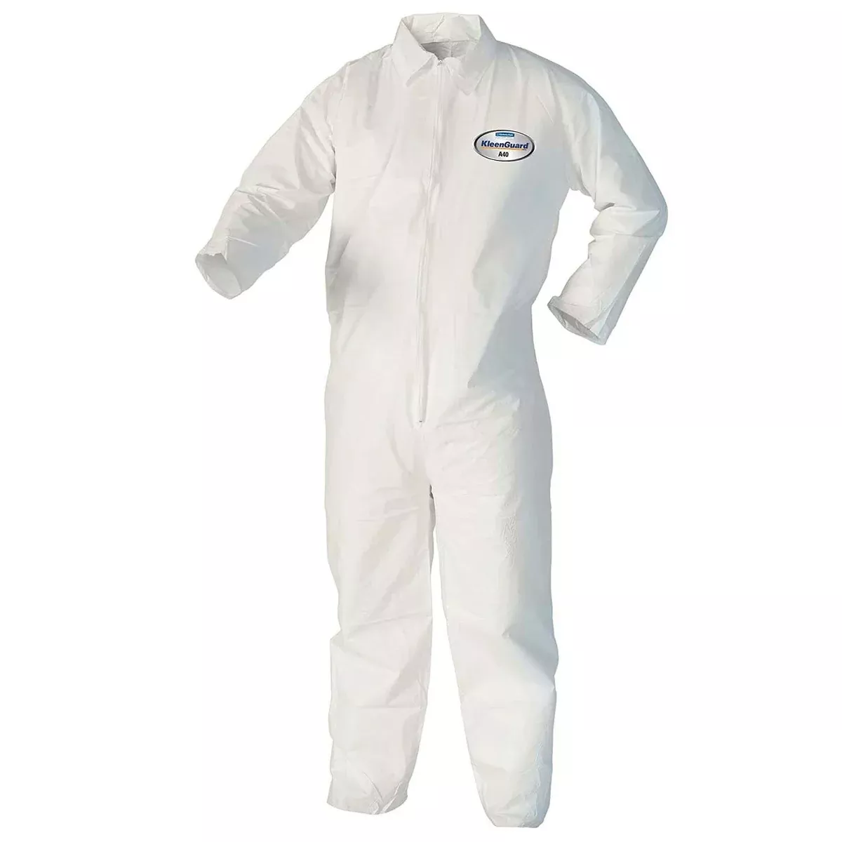KLEENGUARD A40 Liquid Apparel Coveralls, Zipper Front – MEDIUM – X-LARGE