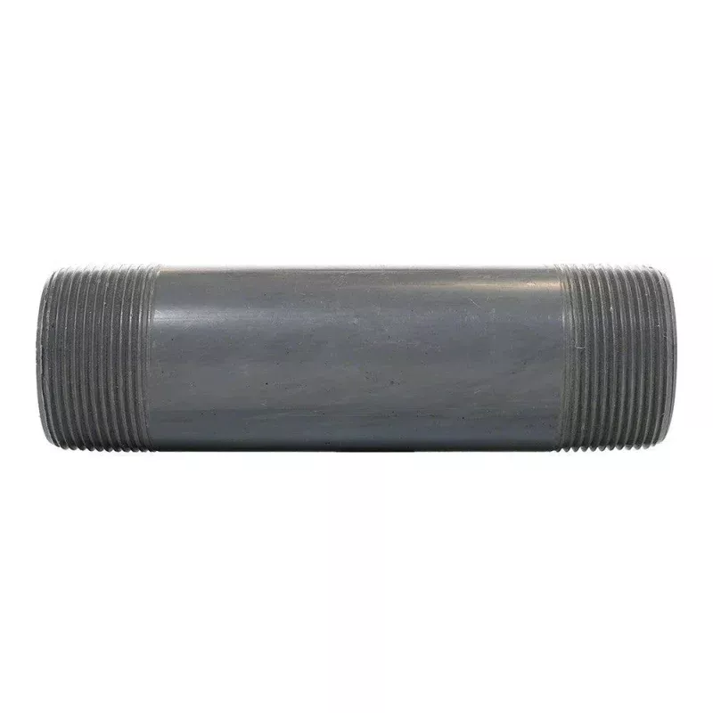 Lasco Schedule 80 2″x 12″ Threaded Both Ends PVC Nipple, 220120