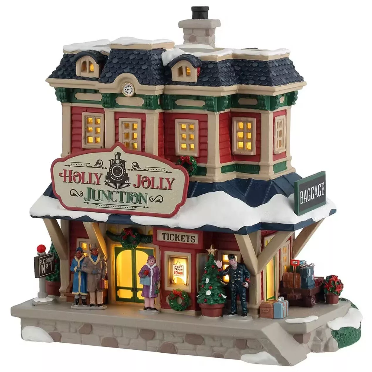 Lemax Caddington Village Lighted Building: Holly Jolly Junction #45274