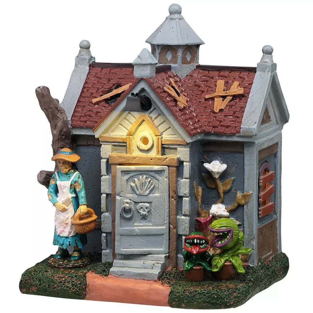 Lemax Spooky Town Grave Gardening #54436