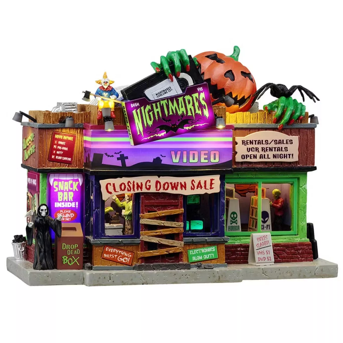 Lemax Spooky Town Nightmares Video #55291