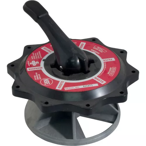 Lid Assembly Praher ABS Top/Side Mount Valves2"Blk125gpm E-50-S2B