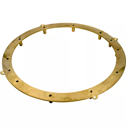 Light Niche Back Up Ring, Pentair, Amerlite, 10-hole, Vinyl : 634595