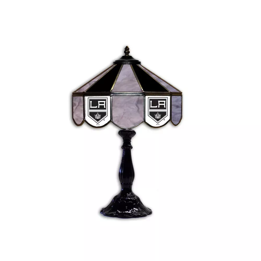 Los Angeles Kings 21″ Glass Table Lamp
