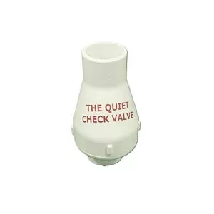 Magic Plastics Check Valve 0821-10 | 1/2lb Spring, 1″S x 1″S, White