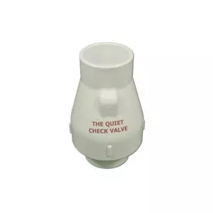 Magic Plastics Check Valve 0821-20 | 1/2lb Spring, 2″S x 2″S, White