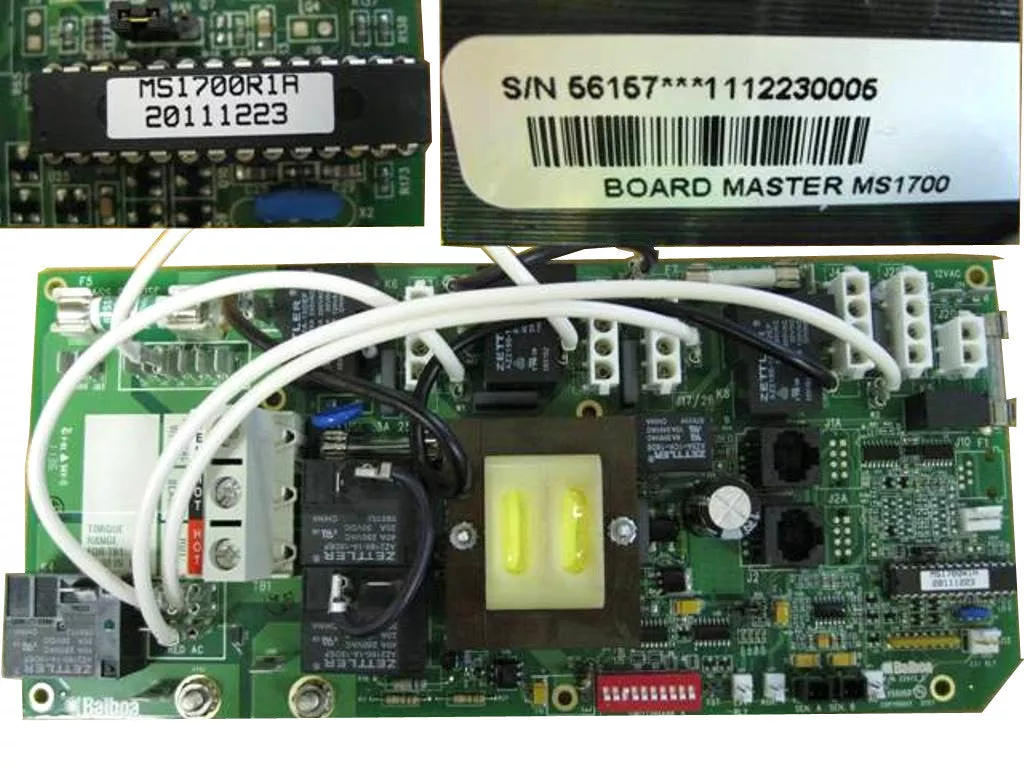 Master Spa – X801126 – Balboa Equipment MS1700 Circuit Board