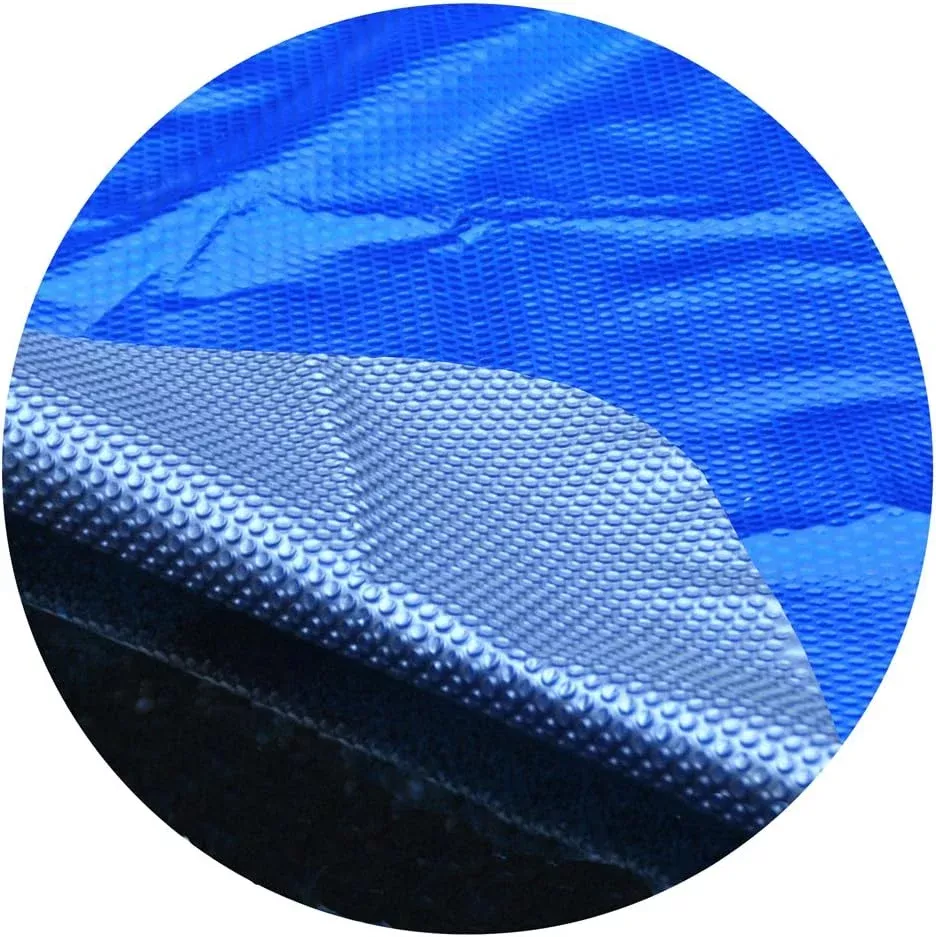 Midwest Canvas 30′ Blue/Silver Round Solar Cover BLUE/SILVER 30 RD 5YR