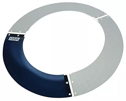 MSA V-Gard Sun Shield – Standard V-Gard Attachment, Polyurethane Brim Extender, Smoke-Tinted Lexan