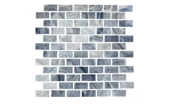 NPT AQI-STEEL1X2 1″ x 2″ Aquarius Collection Steel Tile