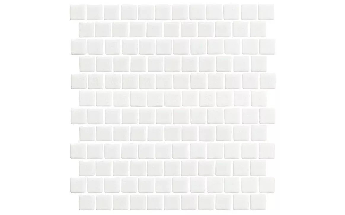 NPT MK-G-WHITE GLOSSY 1″ x 1″ Tile Glossy White