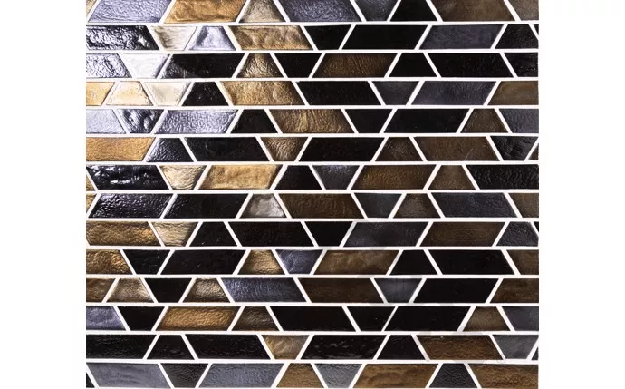 NPT OCN-BLACKIES BDR Oceanscapes Collection Blackies Mosaic Border Tile