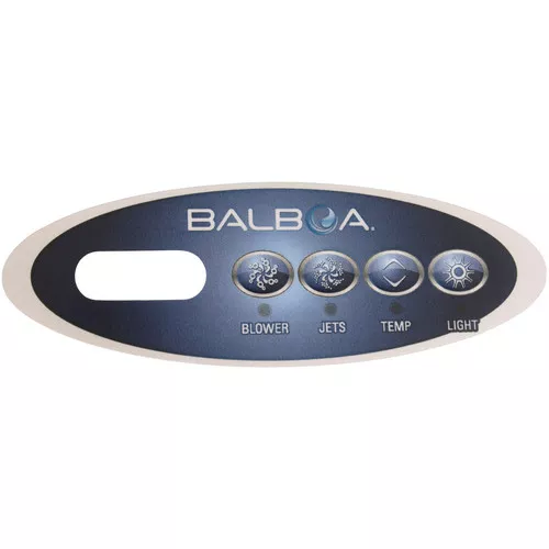 Overlay, BWG Duplex Mini Oval, Jet/Blower/Light, LCD : 11095