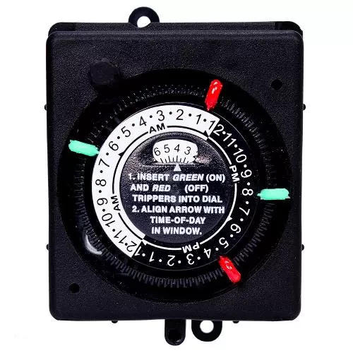 PANEL MOUNT TIMER W/ OVERRIDE