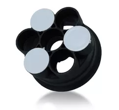 Paramount 3 Port Base-2" - Black #005-302-4012-03