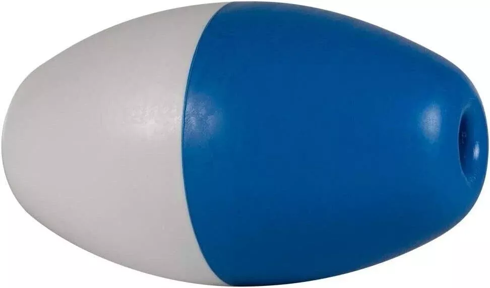 PENTAIR 5” x 9” Blue White Polyethylene Oval Float for 3/4” Rope R181086
