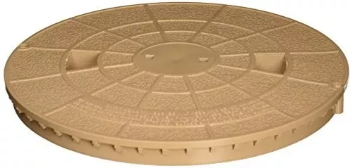 Pentair 516216 Tan Deck Lid Replacement Bermuda Gunite and Vinyl Liner Skimmer