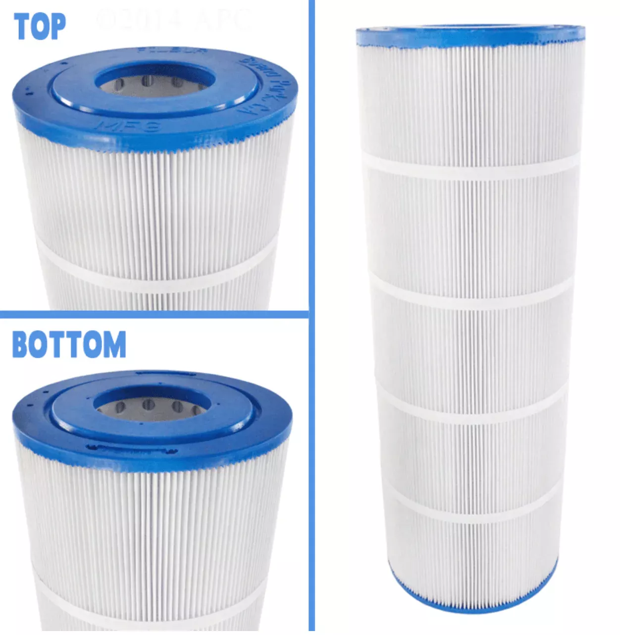 Pentair Clean & Clear Plus R178580 80 Sq Ft Cartridge Filter, APCC7260