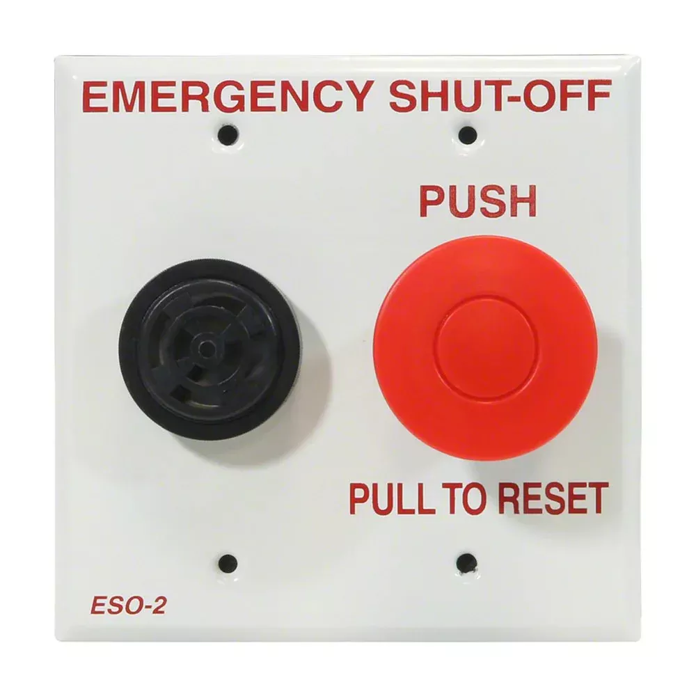 Pentair ESO2 Double Gang Plate Shut-Off Switch with Alarm for ComPool Pool and Spa