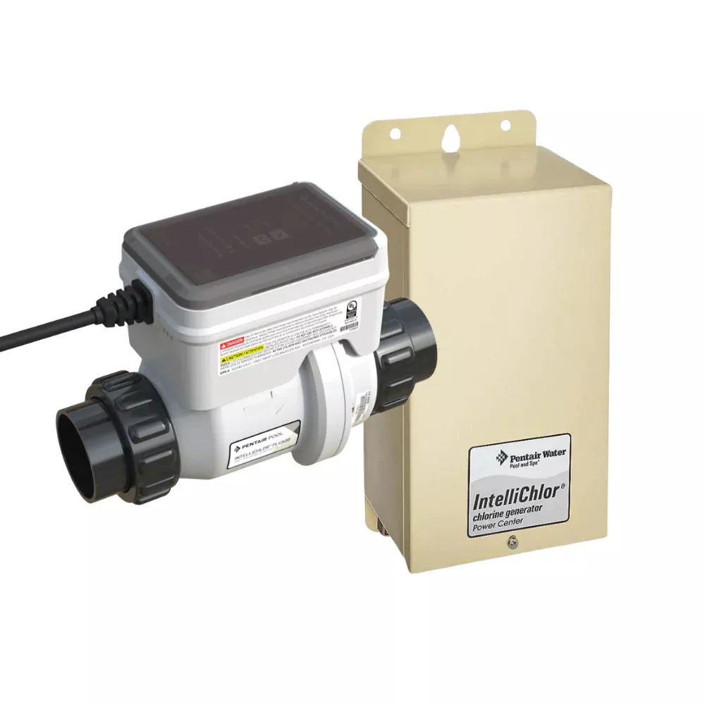 Pentair IntelliChlor PLUS30 30K Salt Cell & Power Center Bundle, 523733, Plus 30