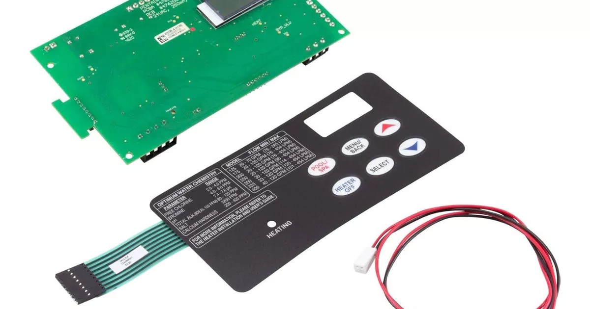 Pentair MasterTemp Max-E-Therm 6-Button Control Board Kit | 461105Z